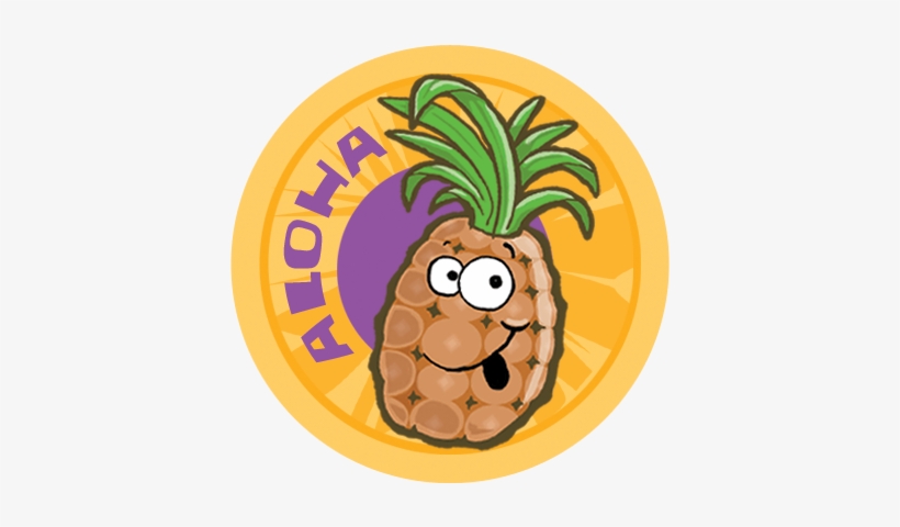 Stinky Scratch N Sniff Stickers Pineapple - Sticker, transparent png