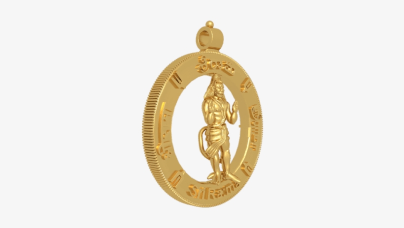 Hanuman 3d Gold Pendant - Hanuman Pendant Designs Gold, transparent png