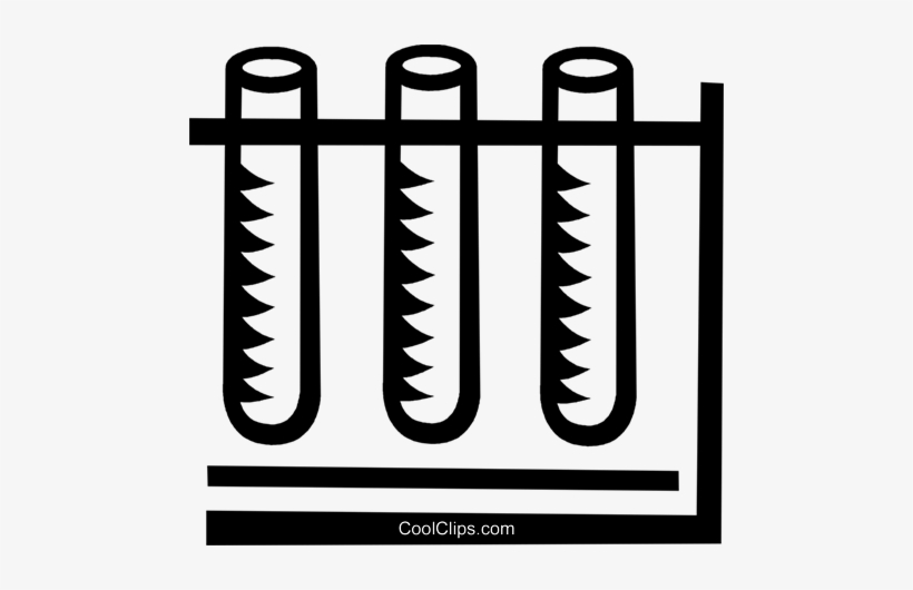 Beaker/test Tube Royalty Free Vector Clip Art Illustration - Tubo De Ensaio Clipart, transparent png