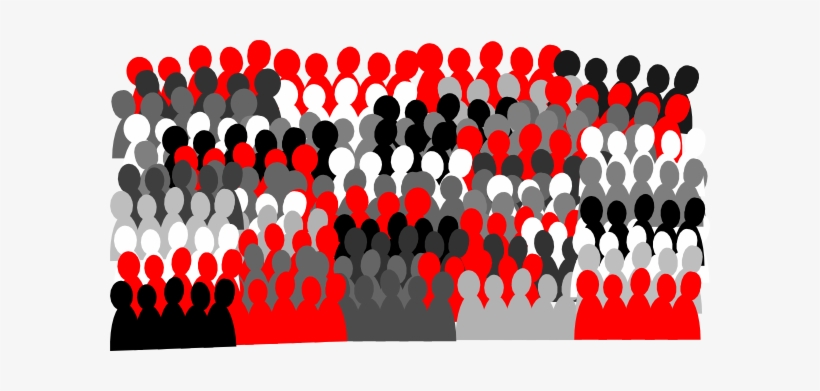 Unc Crowd Clip Art - Public Clipart, transparent png