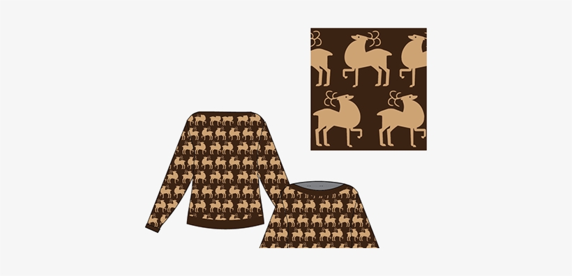 Adobe Illustrator Design To Final Product - Reindeer, transparent png