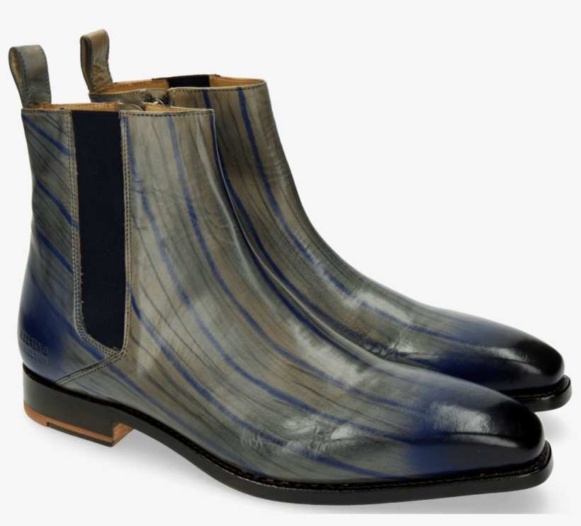 Ankle Boots Kylian 2 Clear Water Lines Electric Blue - Stiefeletten Chelsea Boots Ankle Boots Von Melvin &, transparent png