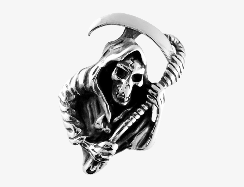 Grim Reaper Pendant - Steel, transparent png