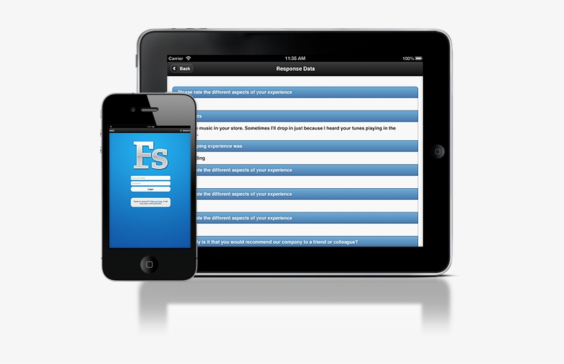 The Fluidsurveys App Allows Enterprise Customers To - Mobile Device, transparent png