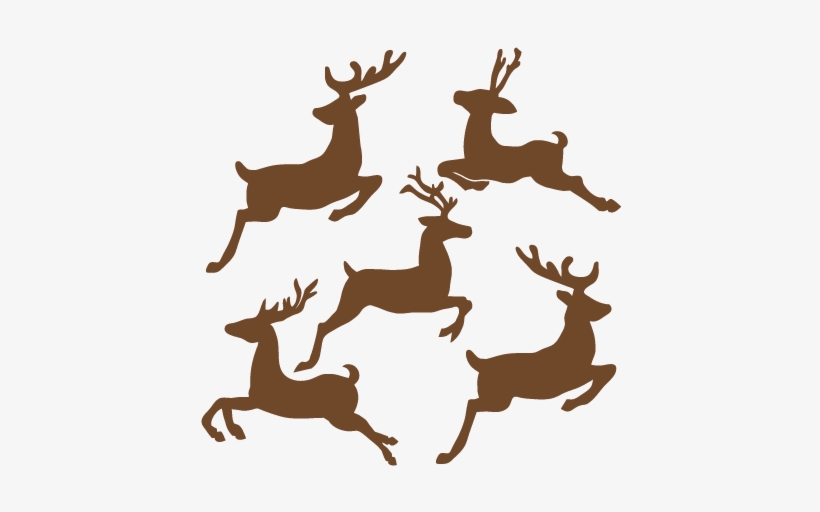 Santa And Reindeer Flying Png - First Edition Dies Christmas, transparent png