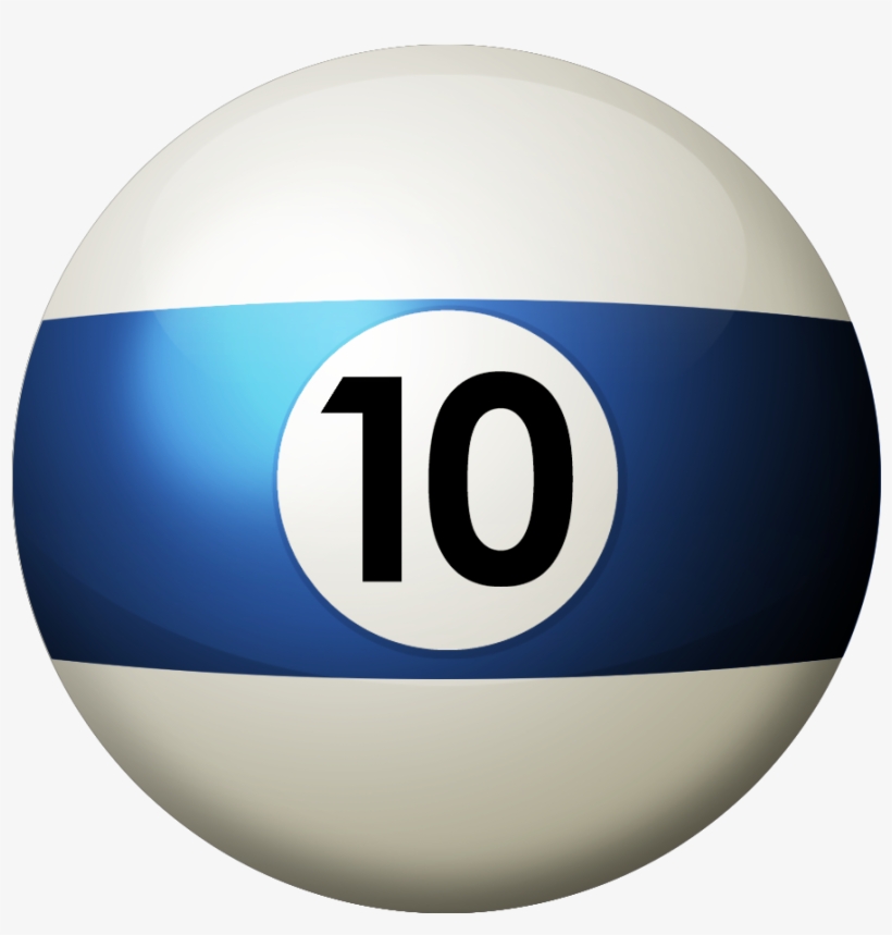 Billiard Ball Clipart Pool Tournament - 10 Ball Pool, transparent png
