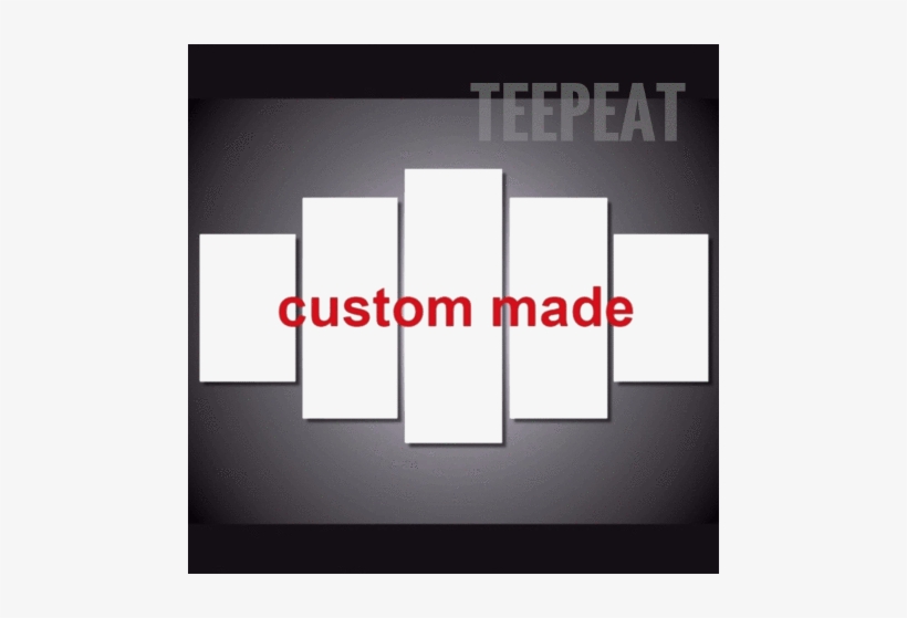 Teepeat Canvas 5 Panels / Medium / With Frame Custom - Painting, transparent png
