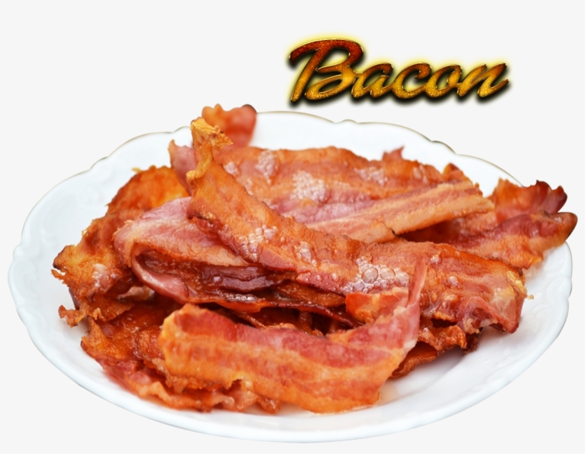 Bacon On A Plate, transparent png