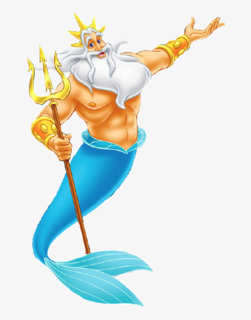 King Triton - King Triton Little Mermaid, transparent png