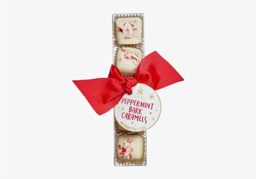 White Peppermint Bark Caramels Box - Peppermint Bark, transparent png