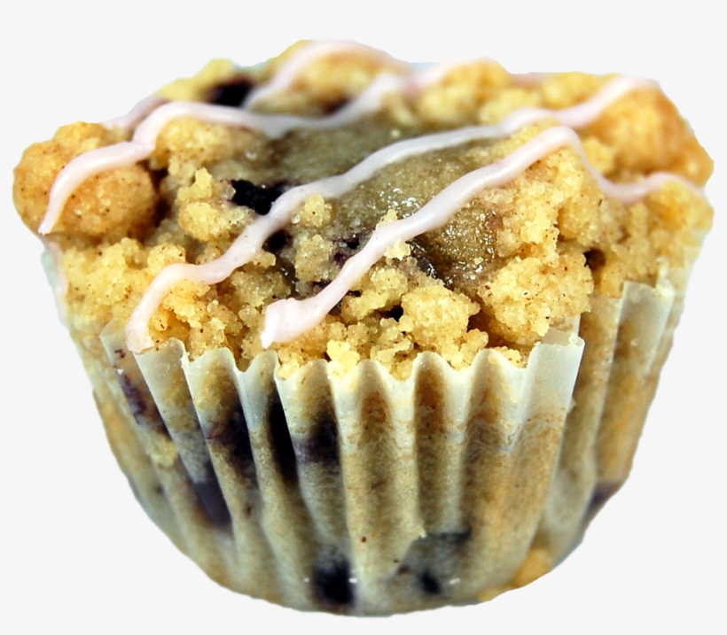 Mini Blueberry Muffins Single - Muffin, transparent png