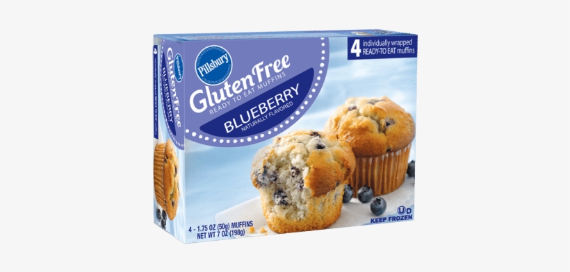 Blueberry - Pillsbury Muffins, Ready To Eat, Gluten Free, Blueberry, transparent png