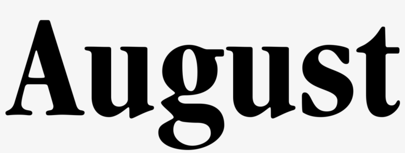 August Logo, transparent png