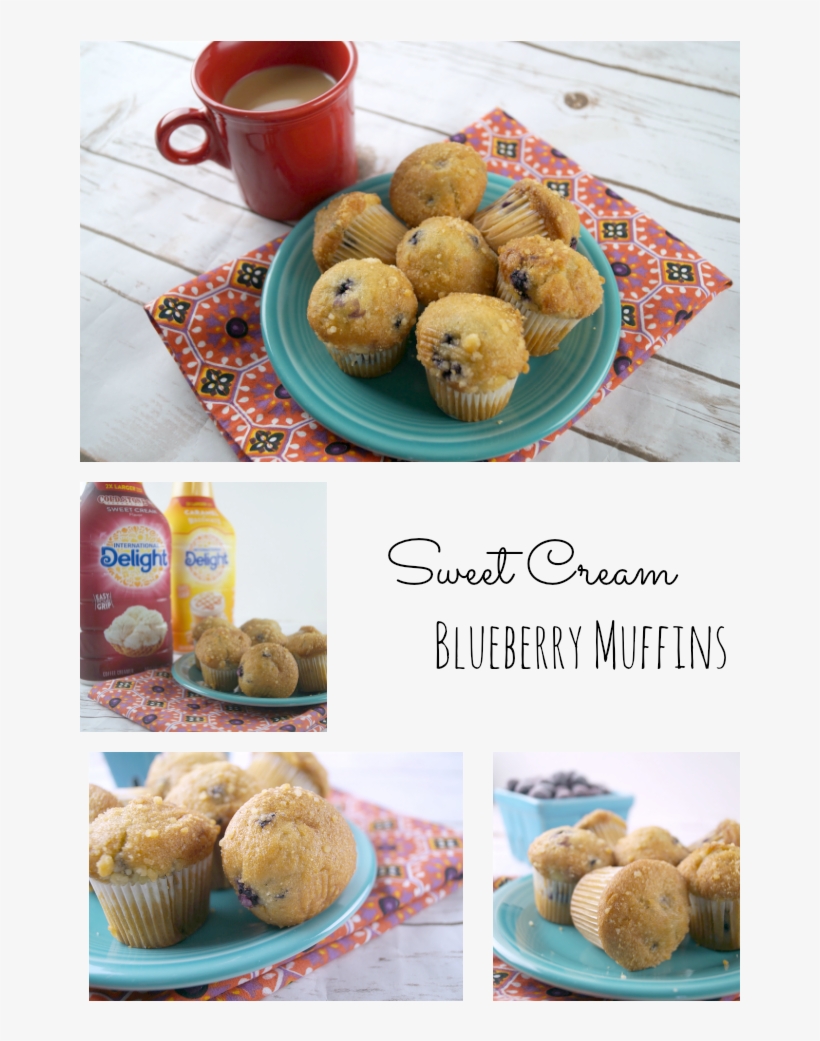 These Delicious Sweet Cream Blueberry Muffins Will - Muffin, transparent png