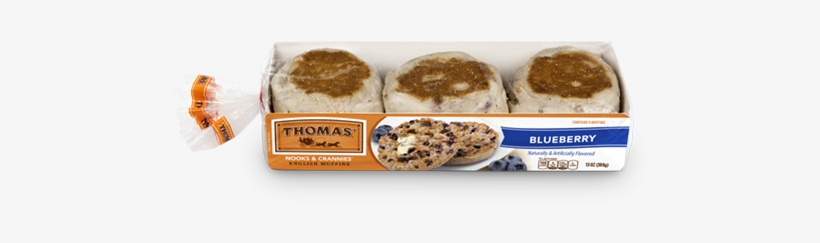 Thomas Blueberry English Muffins Product - Thomas Blueberry English Muffin Nutrition, transparent png