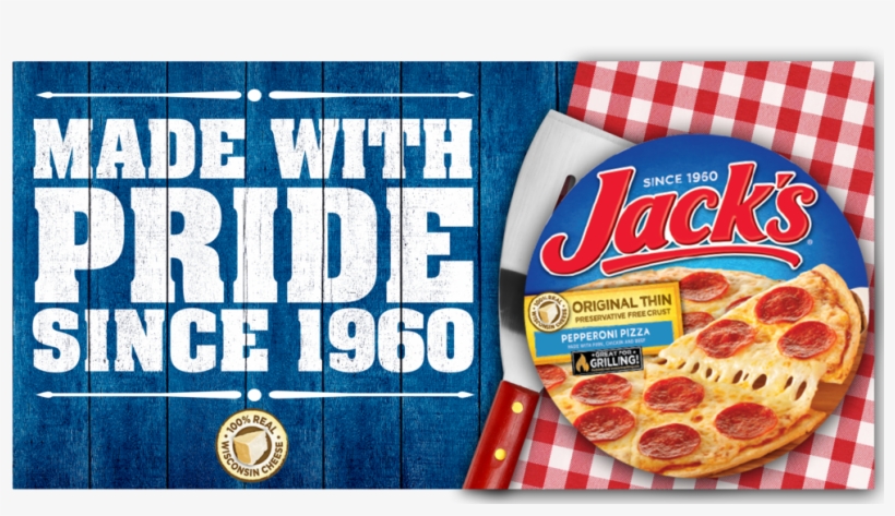 When You Take Home A Jack's Grilling Pizza, You're - Jack's Original Thin Crust Pepperoni Pizza - 15.4 Oz, transparent png