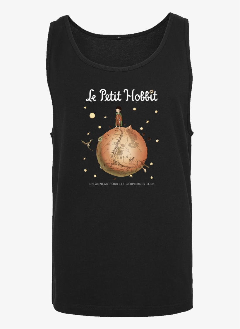 Saqman Le Petit Hobbit T-shirt Tanktop Men Black - Tee Fury Hobbit Youth Large "le Petit Hobbit" Frodo, transparent png