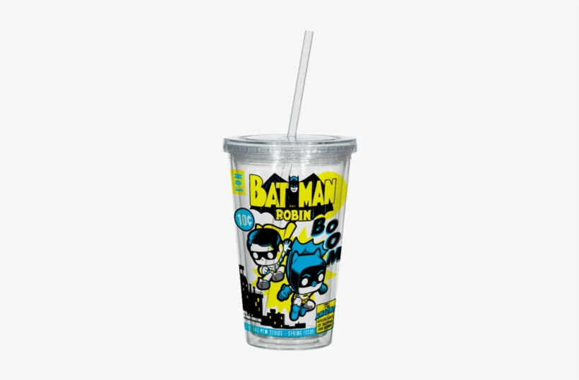 Funko Batman & Robin Travel Cup Pop! Home, transparent png