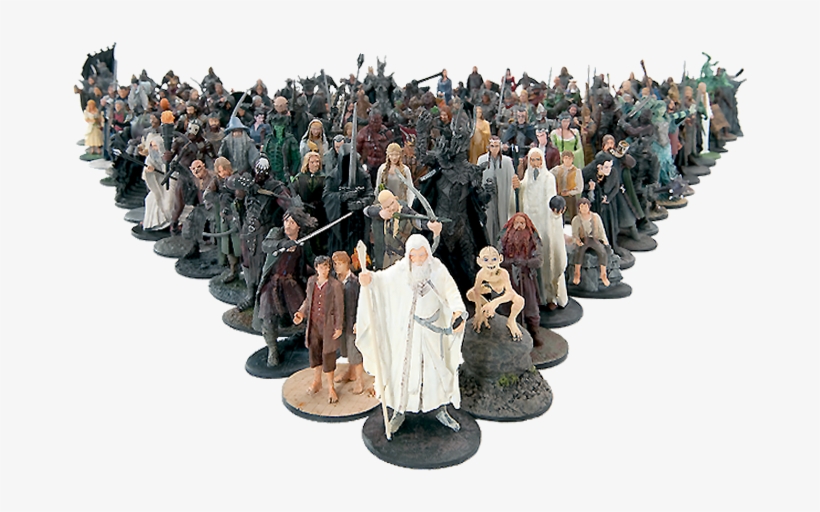 Lord Of The Rings Figurine Collection - Lord Of The Rings Figurines, transparent png