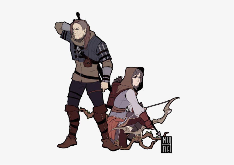 The Witcher Clipart Png - Drawing, transparent png