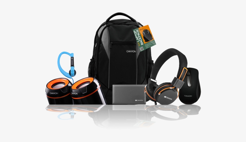 Canyon Accessories - Canyon Cne-chp2 On-ear Headphones - Black, transparent png