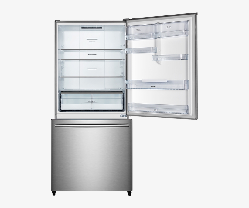 Ft Bottom Freezer Refrigerator - Refrigerator, transparent png