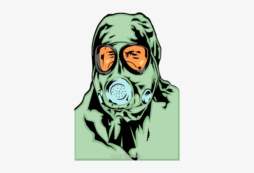 Gas Mask Royalty Free Vector Clip Art Illustration - Illustration, transparent png
