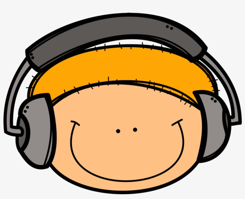 Boy With Headphones 1 - Clip Art, transparent png