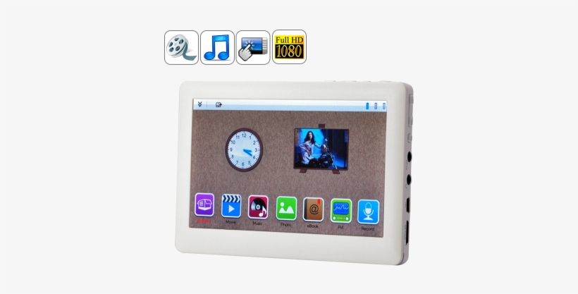 Mediapad 5 Inch 1080p Mp4 Player - Huawei Mediapad, transparent png