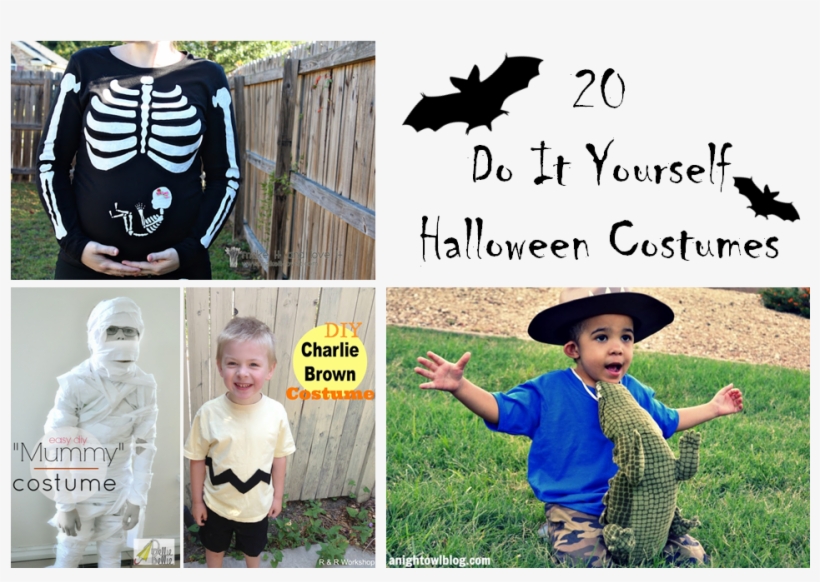 Halloween Costume Collage - Easy Diy Halloween Costume Boys, transparent png