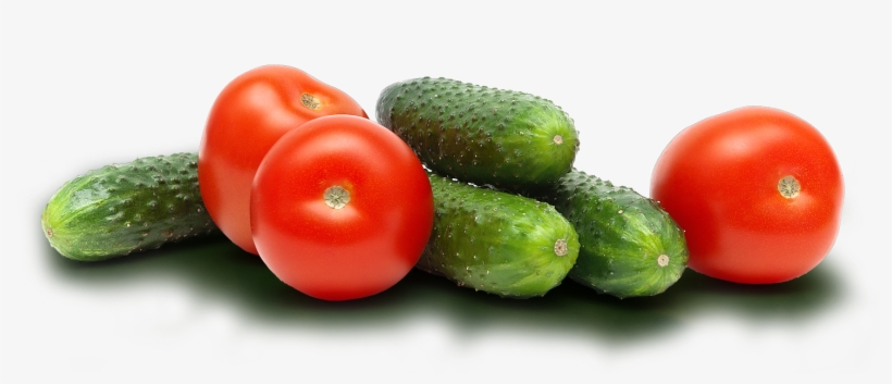 Cucumbers Nd Tomatoes - Cucumber And Tomato Png, transparent png