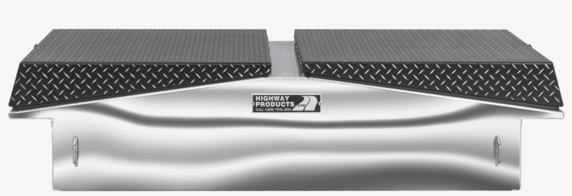 Gullwing Truck Tool Box Front Closed Silver - Toolbox, transparent png