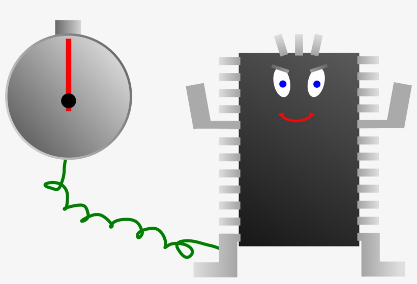 This Free Icons Png Design Of Processor-clock, transparent png