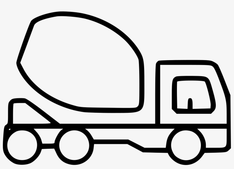 Concrete Mixer Truck Heavy Machinery Construction Comments - Concrete Mixer, transparent png