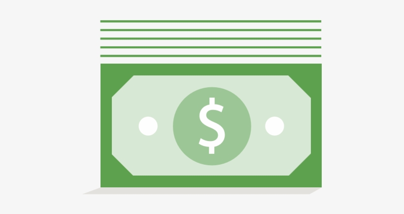 Money With A Cash Symbol - Money, transparent png