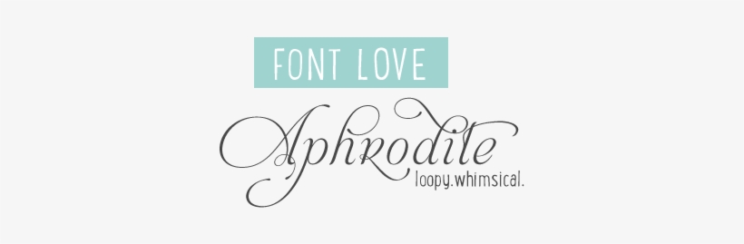 Pcb Font Love Aphrodite - Amora, transparent png