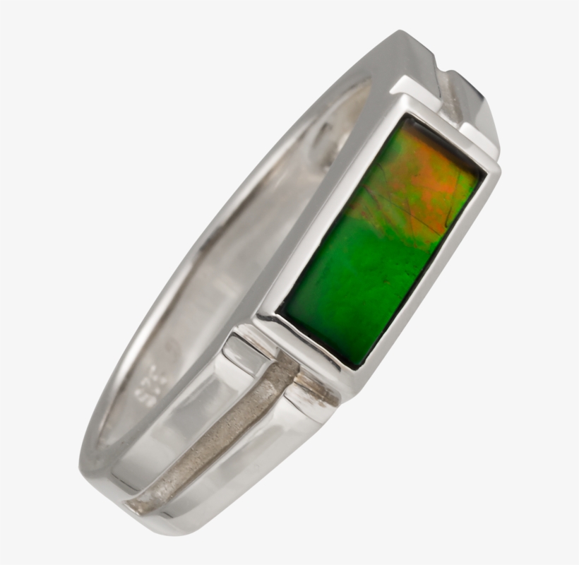 Modern Sterling Silver Blair Ring Korite Ammolite Png - Korite, transparent png