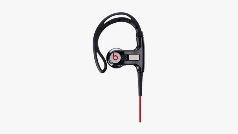 Beats By Dre Powerbeats - Beats By Dr. Dre Powerbeats In-ear Earphones - Black, transparent png