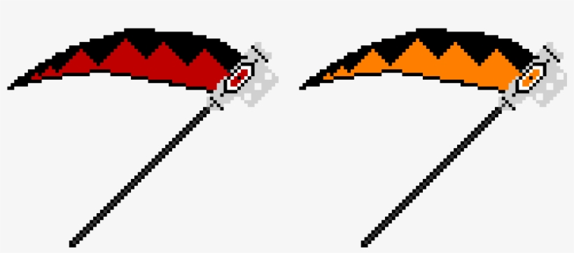 Soul Eater - Maka's Scythe - Soul Eater Scythe Pixel Art, transparent png