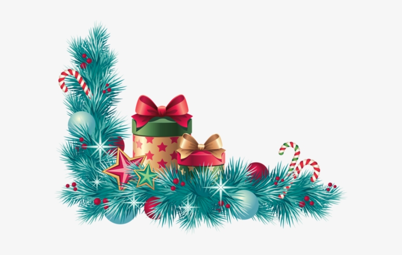╰⊰✿gs✿⊱╮ Page Dividers, Christmas Clipart, Corner, - Coin De Page Noel, transparent png