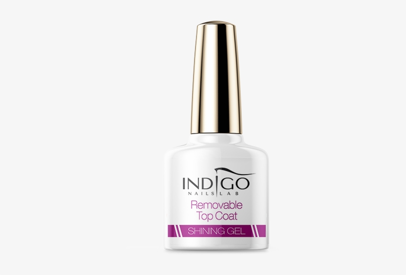 Removable Top Coat Gel Polish - Indigo Top No Wipe, transparent png