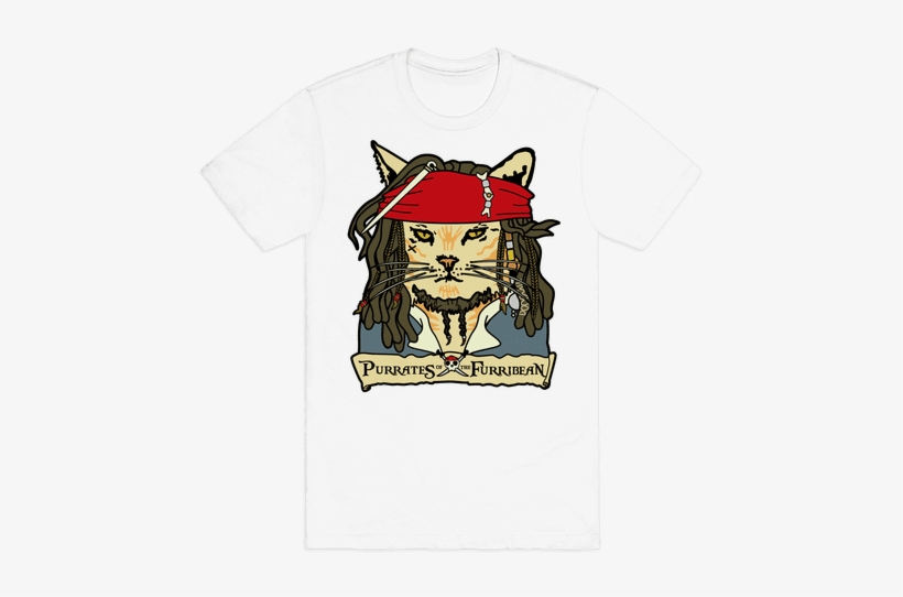 Cats Of The Caribbean Mens T-shirt - Boy Toy T Shirt, transparent png