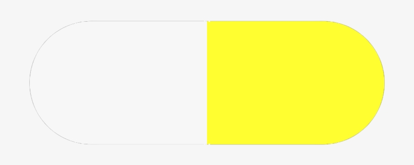 Omeprazole 20mg - Yellow And White Pill, transparent png