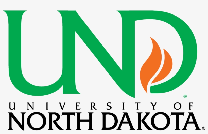 Vertical Und Logotype - University Of North Dakota Logo Png, transparent png