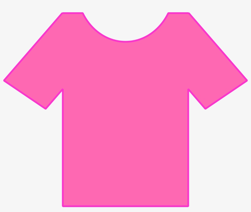 Filet Shirt - Pink T Shirt Svg, transparent png