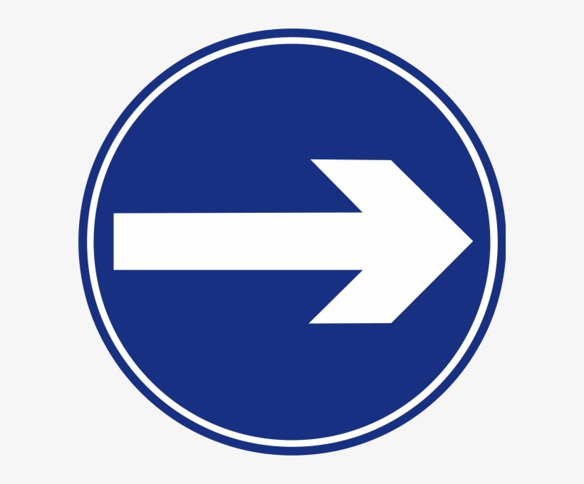 Traffic Sign Right Turn, transparent png