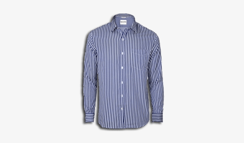 Shirt Striped Blue - Camisas Png, transparent png