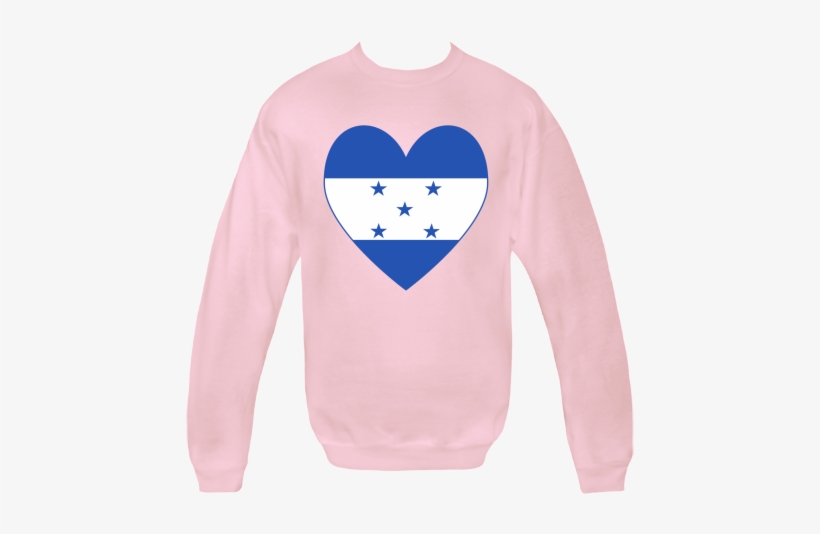 Design Features A Heart Shaped Flag Of Honduras Or - Blue Border Honduras Flag Heart Pillow Sham, transparent png