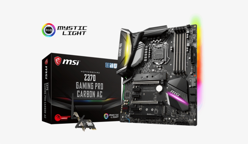 Intel Z370 Motherboards Z370 Gaming Pro Carbon Ac - Msi Z370 Gaming For Carbon Ac, transparent png