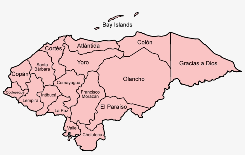 18 Departments Of Honduras, transparent png
